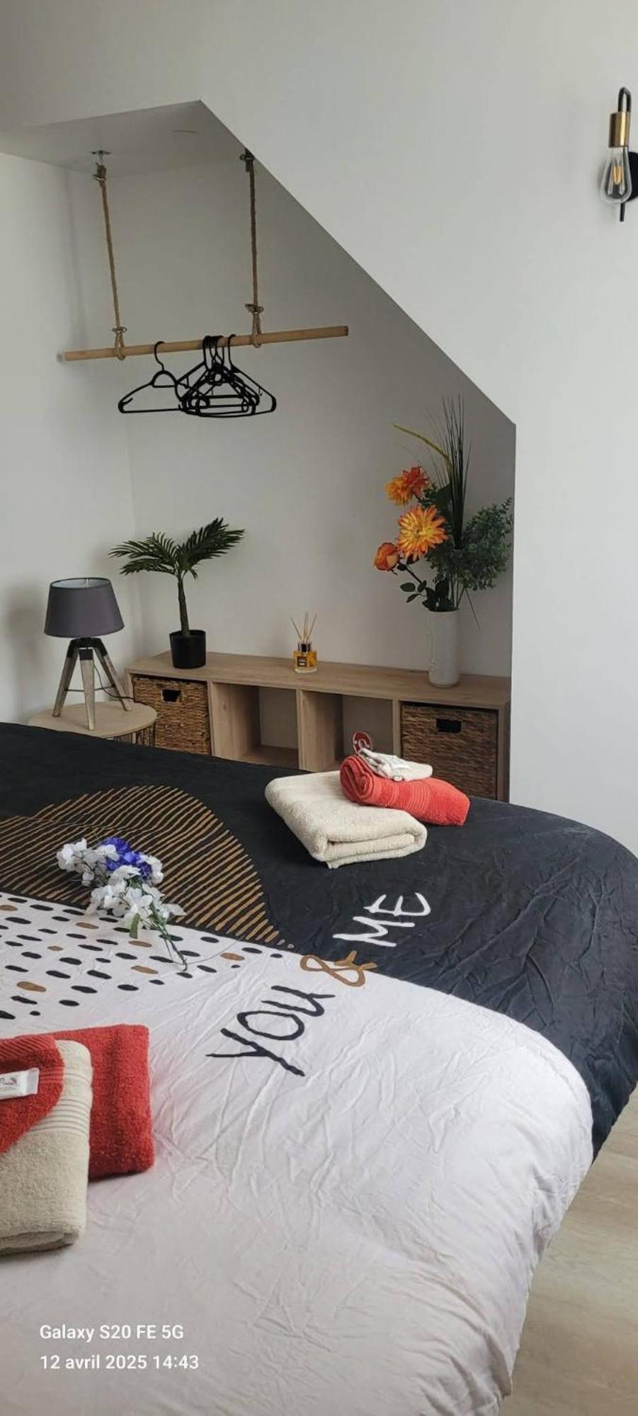 Les Volets Bleus - Deux Appartements Et Un Studio, Jardin Bourges Værelse billede