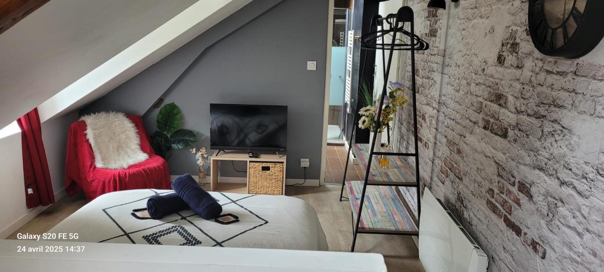 Les Volets Bleus - Deux Appartements Et Un Studio, Jardin Bourges Eksteriør billede