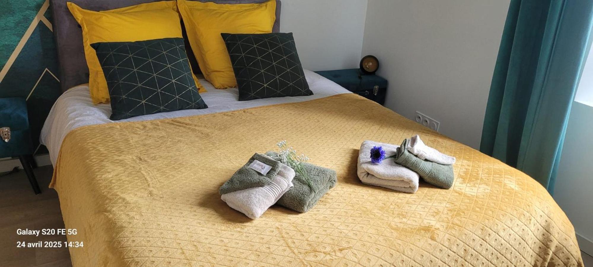Les Volets Bleus - Deux Appartements Et Un Studio, Jardin Bourges Eksteriør billede